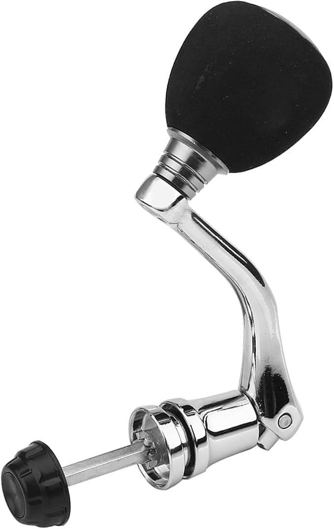 Ejoyous Fishing Reel Handle Replacement, Reel Replacement Power Handle, Metal Hex Trunk Rocker Arm Grip, Fishing Spin Reel Handle Grip Power Handle Reel Accessory