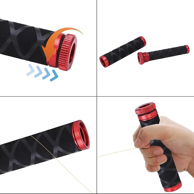 Fishing Knot Tying Tool, Fishing Line Dragger, Fishing Line Knotting Device, Assist Device Dragger for Freshwater and Saltwater Bobbin Knotter Spooling Pulling Rod Pull Drag Tools