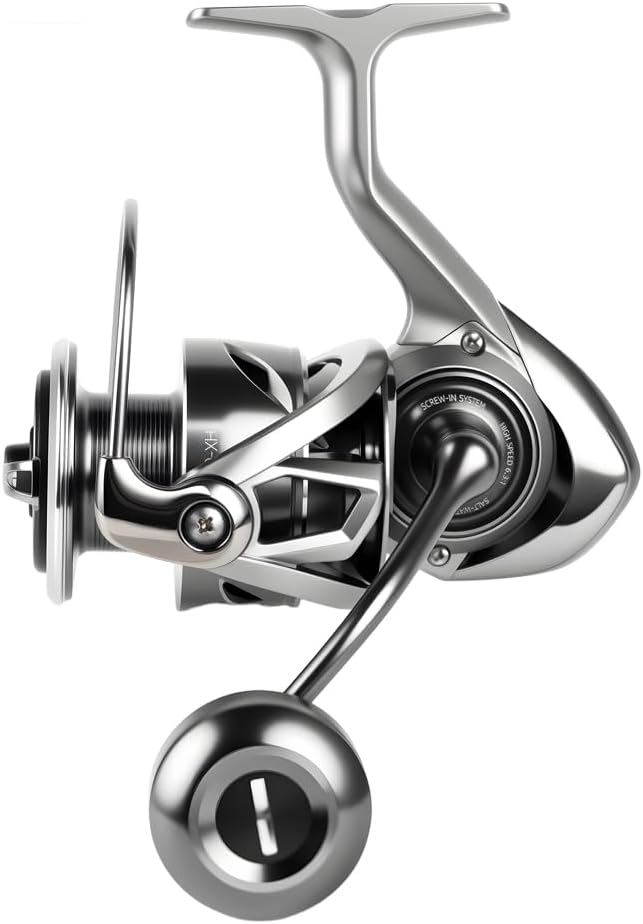 FC Saltwater Spinning Reel,2000 3000 4000 5000 Bass Fishing Reel,7+1 BB Corrosion-Resistance Bearing System,33LBS Max Drag,6.3:1 Gear Ratios,Metal Spool&Screw in Handle