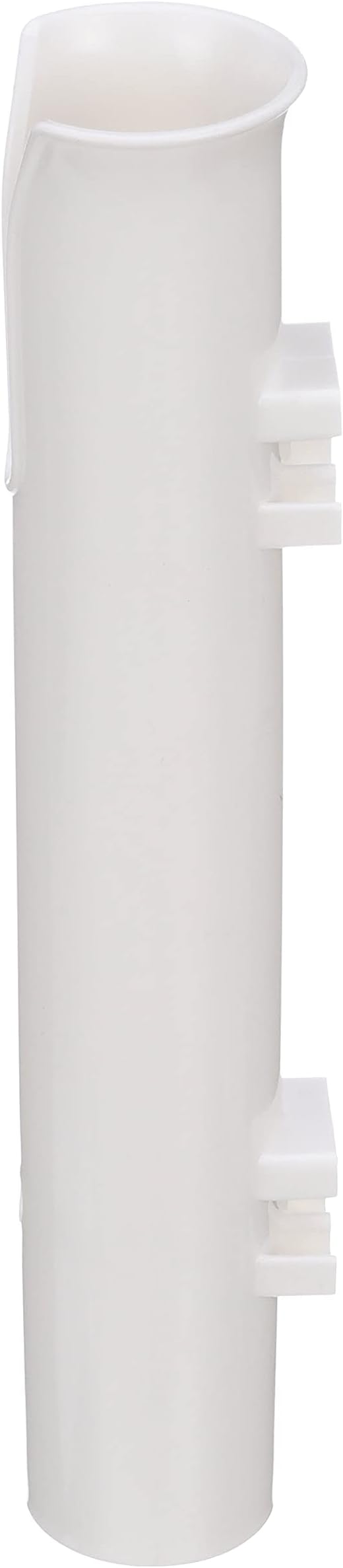 attwood 12708-2 PVC Rod Holder Storage, White PVC Construction, 9 Inches Long, Holds Rod Grips Up to 1 ¾-Inch Diameter, One Size