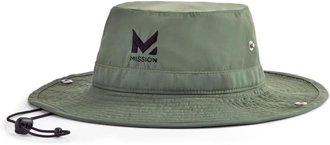 MISSION Cooling Bucket Hat - Unisex Wide-Brim Hat for Men & Women - Lightweight, Foldable & Durable - Cools Up to 2 Hours