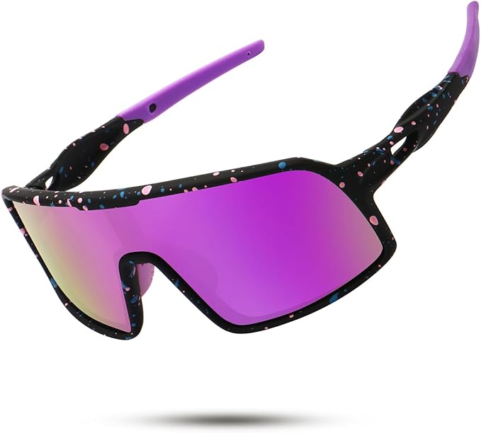 SEKKAF Polarized Sports Sunglasses for Men and Women Cycling Glasses UV Protection Goggles for Mountain Bike Running Fishing
