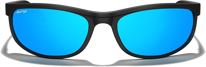 MERRY'S Wrap Around Sport Polarized Sunglasses for Men Women Driving Fishing Cycling Running UV400 Protection S3027