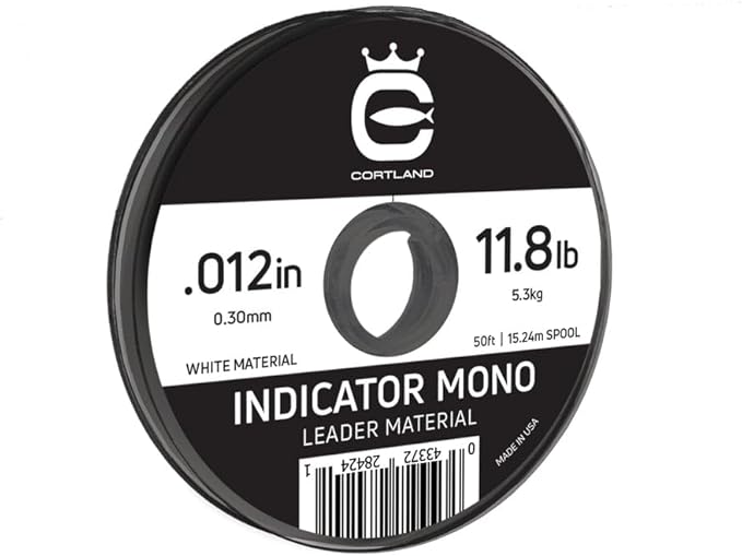 Cortland Indicator Mono Leader Material Fly Fishing