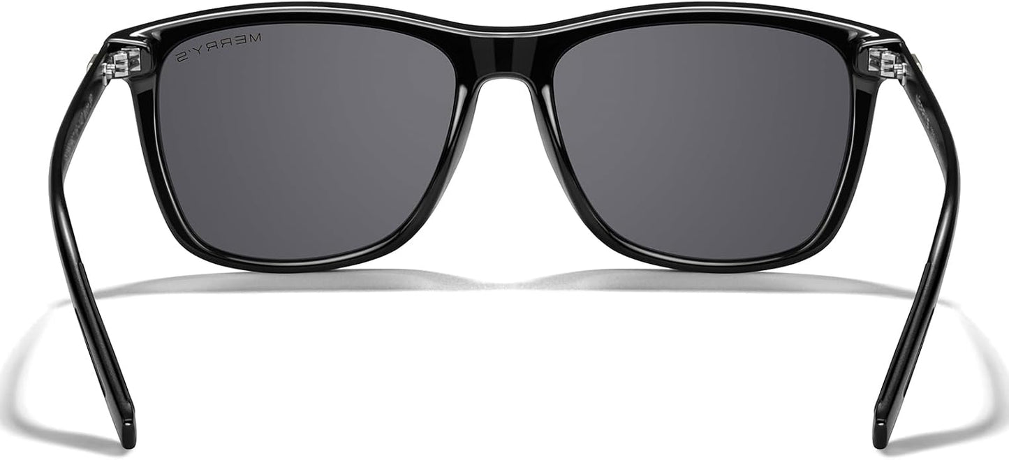 MERRY'S Unisex Polarized Aluminum Sunglasses Vintage Sun Glasses For Men/Women S8286