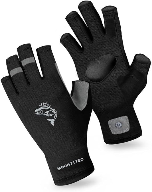 Unisex UV Protective Fingerless Gloves UPF 50+ Sun Glove for Outdoor Fishing Cycling Hiking Driving Kayaking