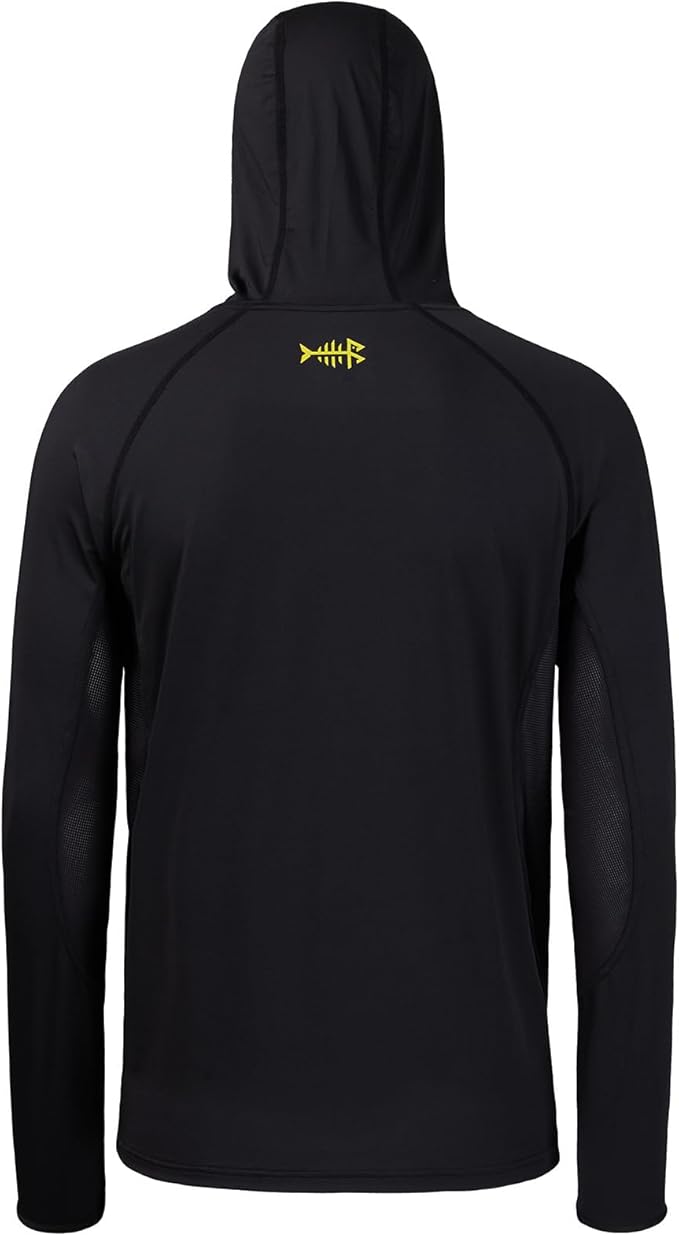 BASSDASH UPF 50+ Men’s Long Sleeve Fishing Shirt with Mask UV Neck Gaiter Hoodie