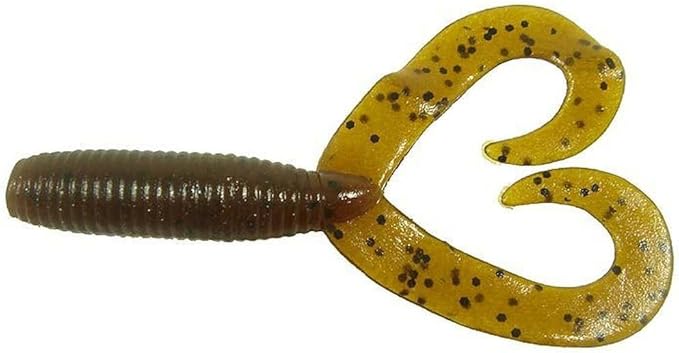 Yamamoto 4"/5" Double Tail Grub Soft Plastic Fishing Angling Swimbait Lures with Crawfish Design - 20 Pack