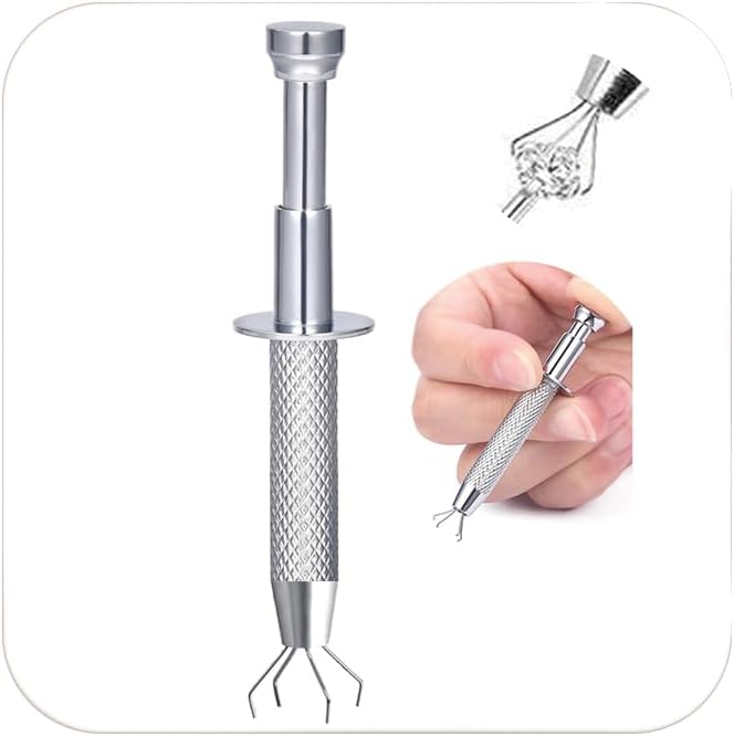MODRSA 20g 16g 18g Piercing Taper Internal Threaded Piercing Taper Insertion Threader Tool Threadless Jewelry Changing Tool Horseshoe Nose Ring Labret Earring Studs Applicator Piercing Ball Grabber