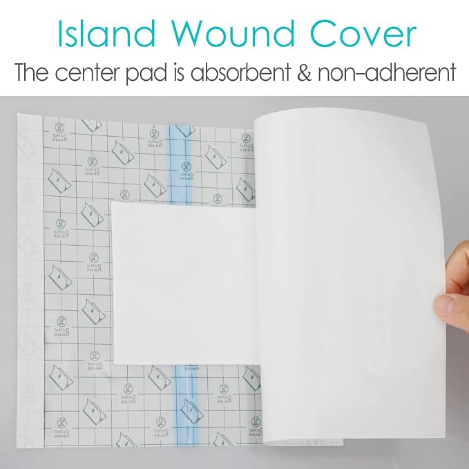 Waterproof Shower Protector Large Cover Shields for PICC Central Line Peritoneal Dialysis Chest Port Feeding Tube PD Catheter Accessories Bandages with Non-Stick Center Pad 12"x16"(Pack of 14)