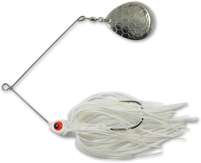 Northland Fishing Tackle Reed Runner Single Spin - Premium Spinner Baits for Freshwater - Assorted Lures for Bass, Pike, and Musky in 15 Colors & 3 Sizes