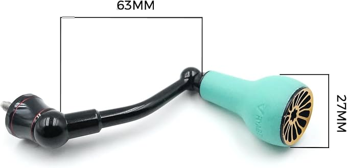 63mm Fishing Spinning Reel Handle Replacement for Shimano Stradic FL/FM Stella Vanford