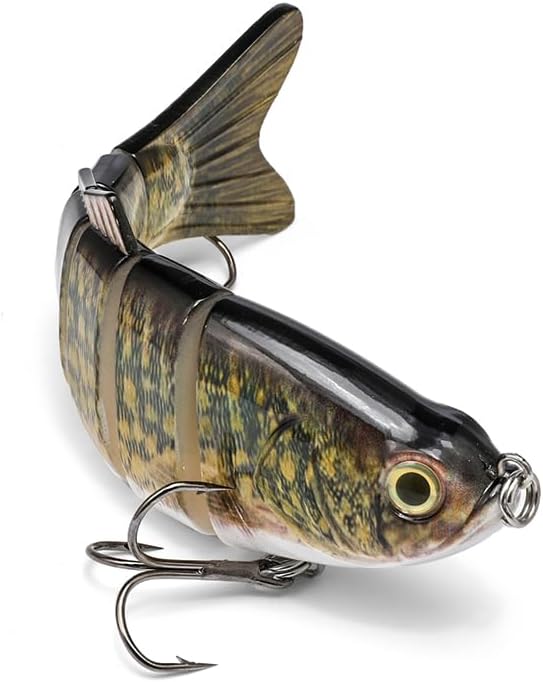 Large Multi Jointed Fishing Lures Bait,Big Giant Fishing Bass Lures,Crankbaits Swimbaits with Treble Hook