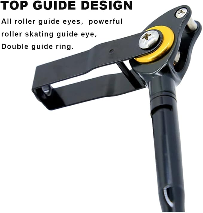 Deep Sea Fishing Rod, Heavy Duty Bent Butt Trolling Rod with Roller Guides,Conventional Fishing Rod