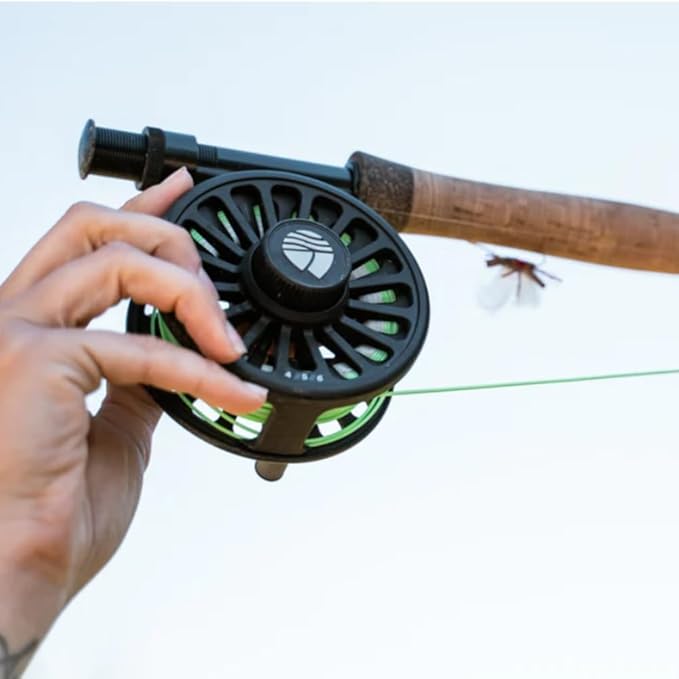 Redington Crosswater Fly Fishing Outfit – 4-Piece Fly Rod with Crosswater Reel, Rio Mainstream Fly Line & Zippered Travel Case – Complete Starter Kit