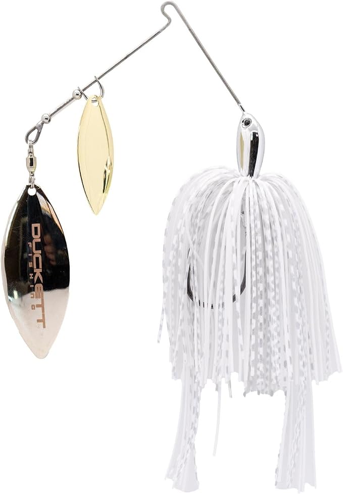 Duckett Fishing BD Double Willow Spinnerbait, Premium Bass Lure for Maximum Flash & Vibration