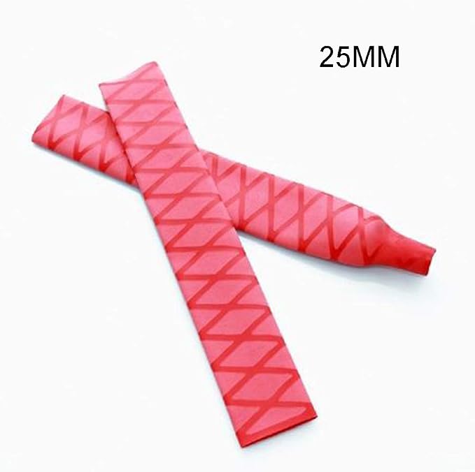 GREATFISHING Diameter: 25mm 30mm 35mm X-Tube Heat Shrink Sleeve Wrap Fishing Bulding Handle Cork Rod Grip with Non Slip Waterproof and Insulation 40 Inch Lengths Durable Repair