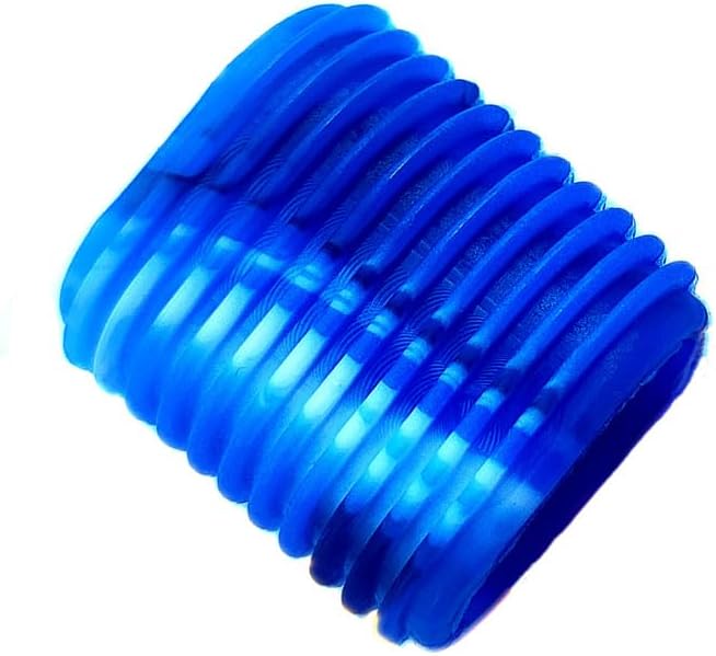 12PCS Rubber Fishing Reel Handle Grip Sleeve Non-Slip Baitcaster Knob Covers for Casting or Spinning Reel (Blue)