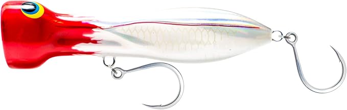 Nomad Design Chug Norris Topwater Popper Lure Collection – Floating Offshore Saltwater Surface Fishing Plug - Durable HD Body for Big Game - Realistic Splash & Erratic Action