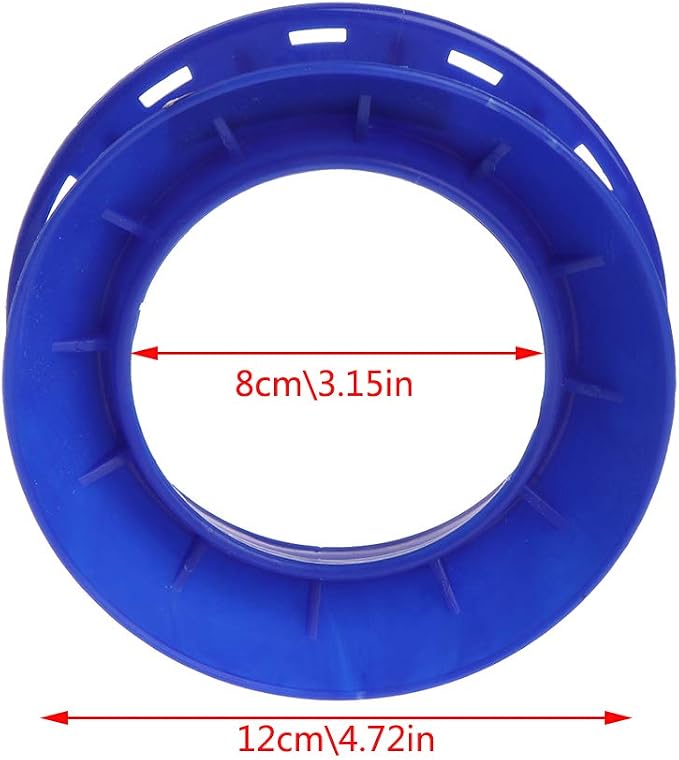 Fishing Line Coiling Plate Wire Winding Rings Fishing Line Reel Plastic Handle Wire Winding Circular Main Coil Board, reference picture, Quantity: One