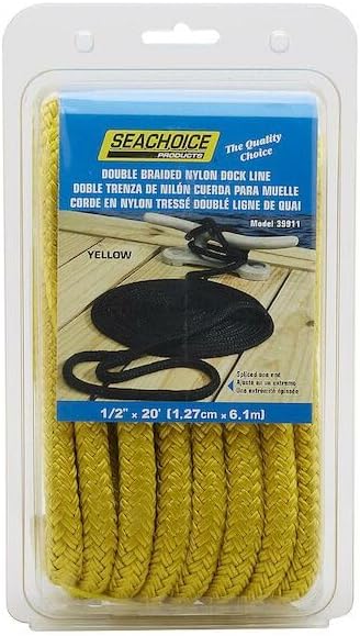 Seachoice Double-Braid Nylon Dock Line