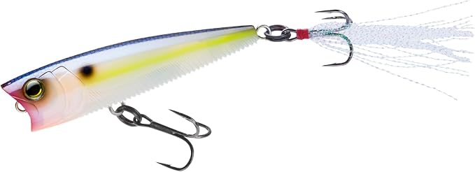 Yo-Zuri 3DB Popper, Floating, 3 Inch, 75mm, Gizzard Shad