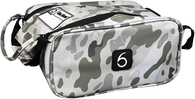 6th Sense Fishing Large Bait Bag – Durable Soft-Sided Storage for Soft Plastics (Ridgeline Camo - Green)