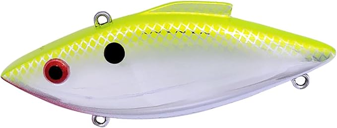 Bill Lewis Lures Lifelike Rat-L-Trap Magnum Trap 3/4 OZ Lipless Crankbait Fishing Wobble Freshwater Lure for Black Bass
