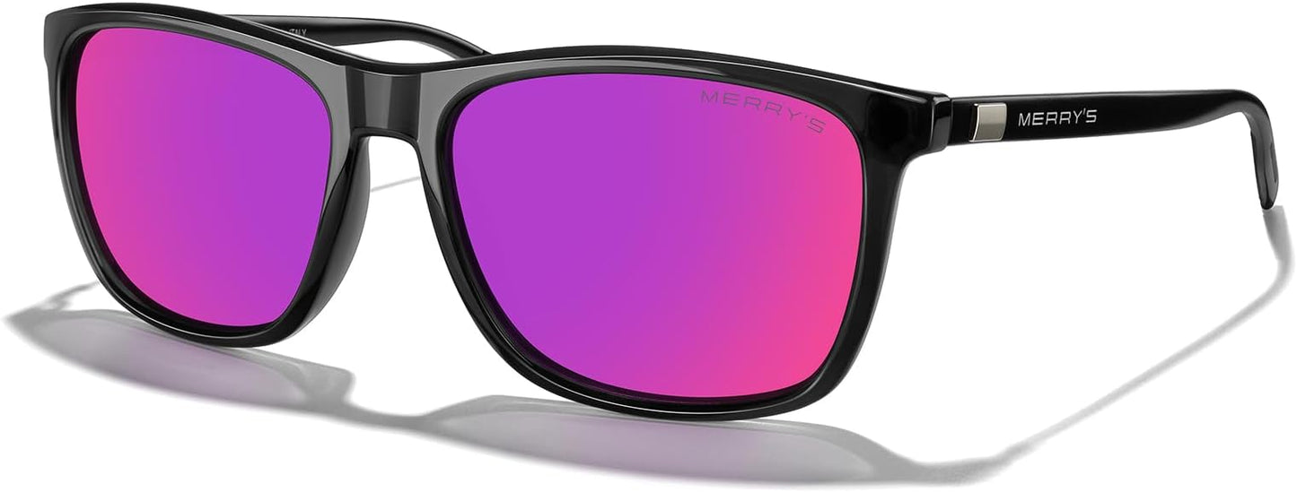 MERRY'S Unisex Polarized Aluminum Sunglasses Vintage Sun Glasses For Men/Women S8286