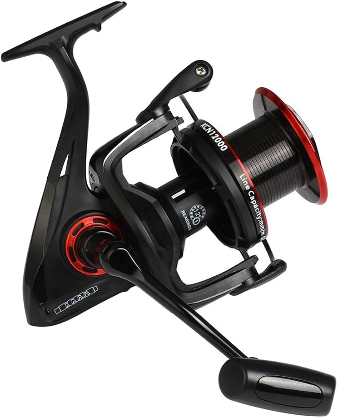 Diwa Spinning Fishing Reels 8000 10000 12000 Series Freshwater Saltwater Big-Game Fishing Surf Fishing 12+1 Stainless BB 70 LBS Max Drag Ultra Smooth Powerful Spool Durable Spinner Gear