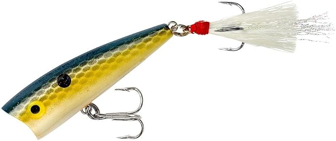 Rebel Lures Pop-R Topwater Popper Fishing Lure