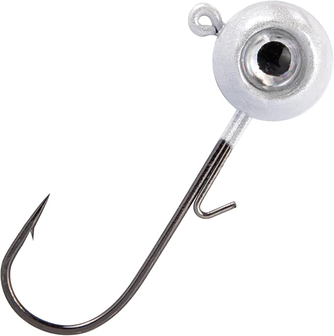 Dr.Fish 10 Pack 3D Eye Fishing Jig Heads Ball Swimbait Jig Saltwater Freshwater Bass Walleye Fishing Hooks Crappie Trout