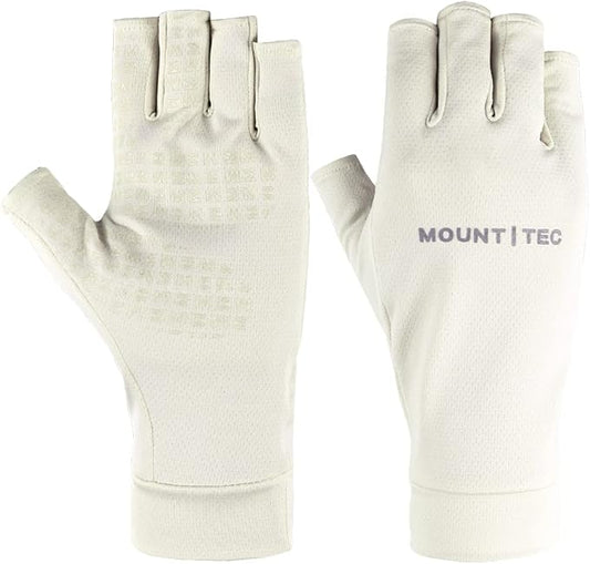 Unisex UV Protective Fingerless Gloves UPF 50+ Summer Sun Glove for Outdoor Fishing Cycling Hiking Driving Kayaking