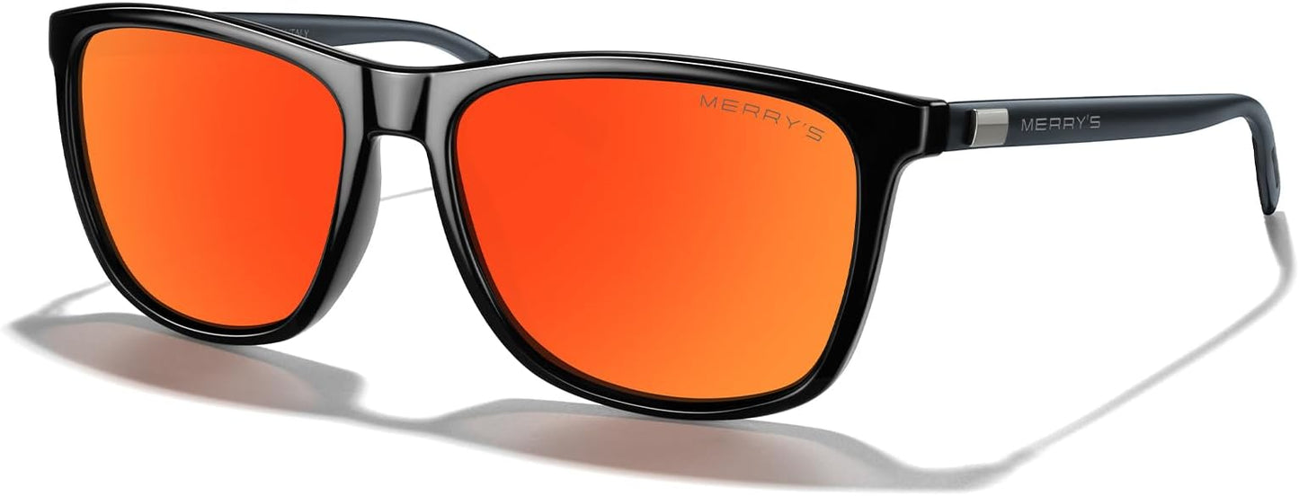 MERRY'S Unisex Polarized Aluminum Sunglasses Vintage Sun Glasses For Men/Women S8286