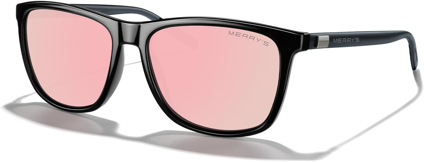 MERRY'S Unisex Polarized Aluminum Sunglasses Vintage Sun Glasses For Men/Women S8286