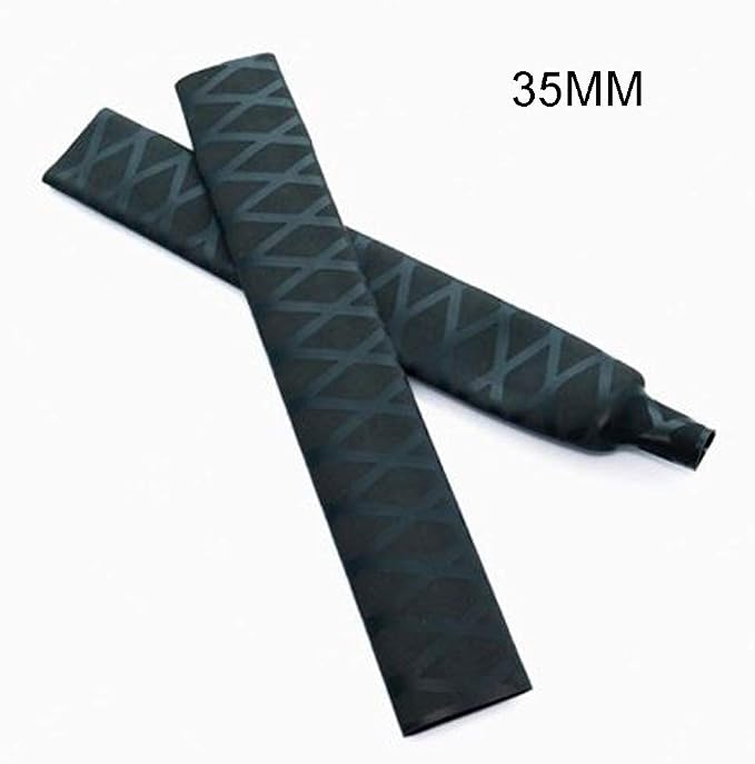 GREATFISHING Diameter: 25mm 30mm 35mm X-Tube Heat Shrink Sleeve Wrap Fishing Bulding Handle Cork Rod Grip with Non Slip Waterproof and Insulation 40 Inch Lengths Durable Repair