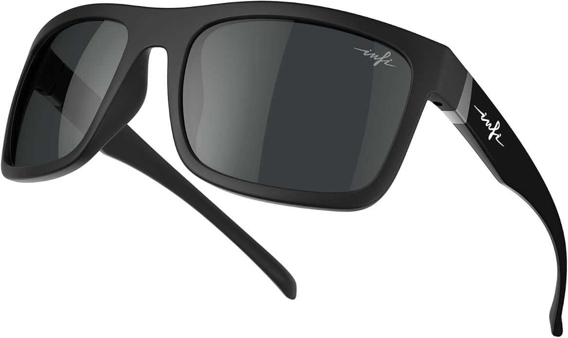 INFI Fishing Polarized Sunglasses for Men Driving Running Mirrored Glasses UV400 Protectiont