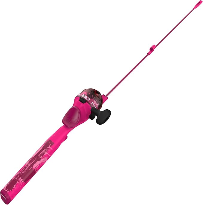 Zebco Youth Floating Spincast Reel and Fishing Rod Combo, Pre-Spooled with 6-Pound Cajun Line