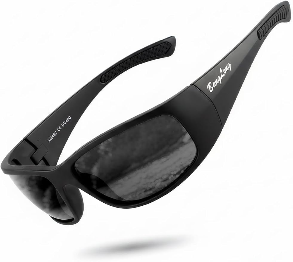 BangLong Polarized Sunglasses for Men Women, UV Protection Fishing SunGlasses for Fishing Running Cycling Golf TR90