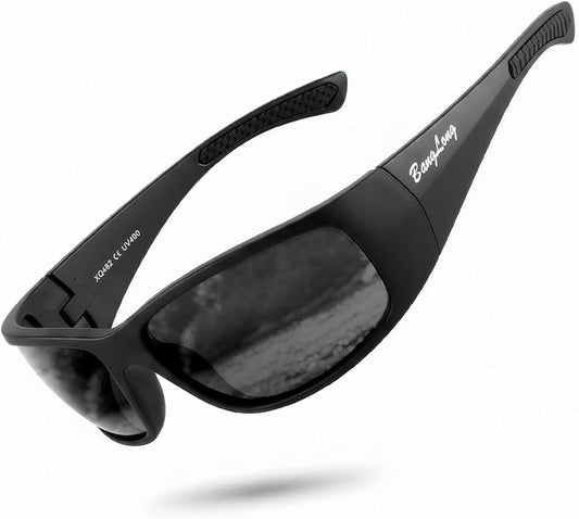 BangLong Polarized Sunglasses for Men Women, UV Protection Fishing SunGlasses for Fishing Running Cycling Golf TR90