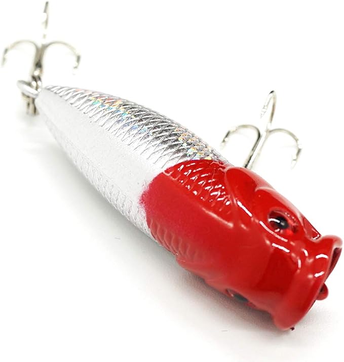 Seasky Fishing Plug Lures Micro Popper Topwater Trout Attack in Freshwater