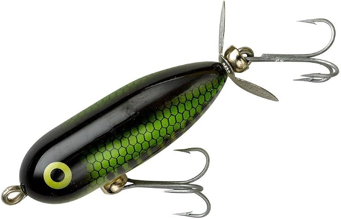 Heddon Torpedo Prop-Bait Topwater Fishing Lure with Spinner Action