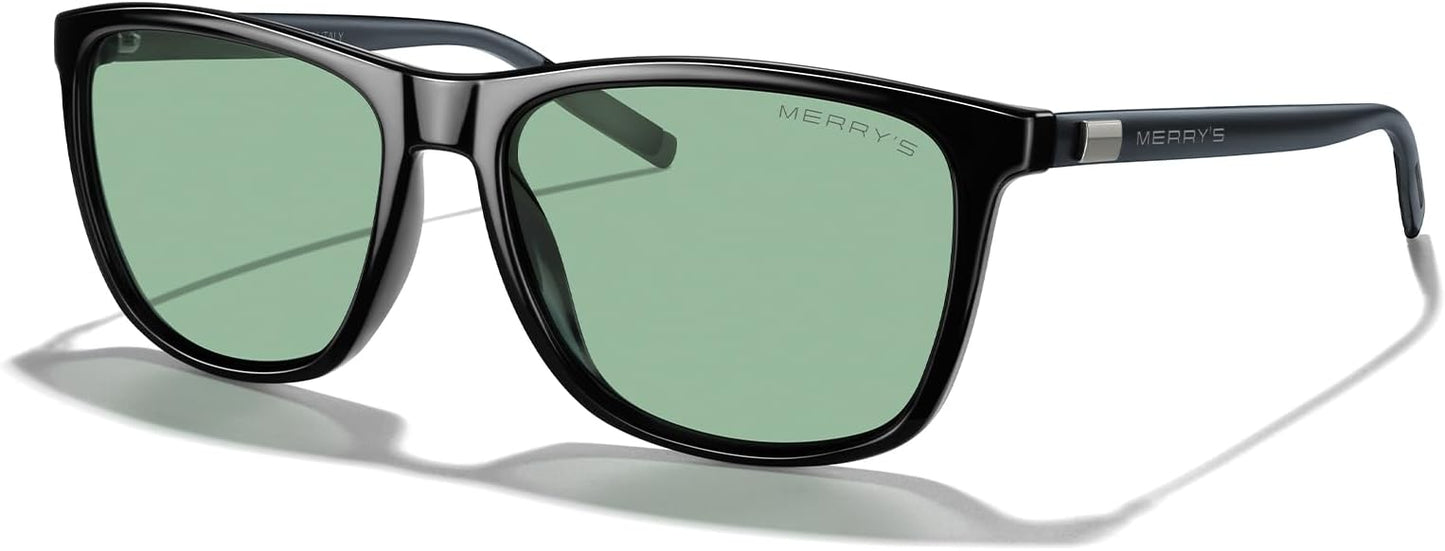 MERRY'S Unisex Polarized Aluminum Sunglasses Vintage Sun Glasses For Men/Women S8286