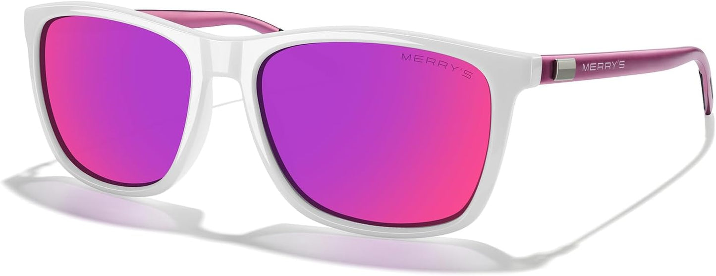 MERRY'S Unisex Polarized Aluminum Sunglasses Vintage Sun Glasses For Men/Women S8286