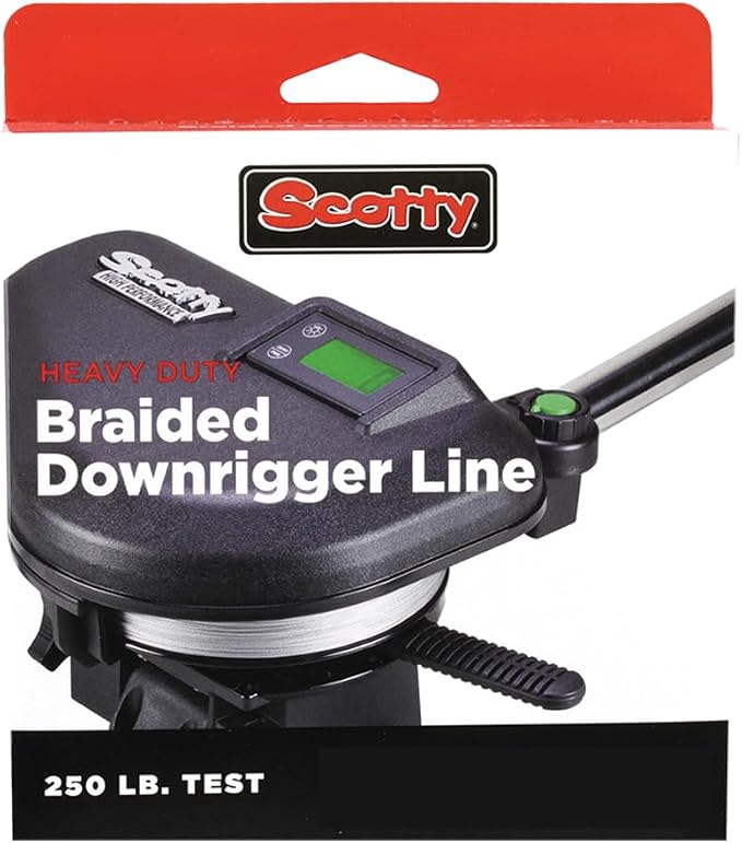 Scotty #2200K Premium Braided Fiber Downrigger Line with Kit
