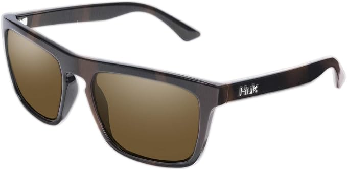 HUK Sunglasses, Polarized Lens Eyewear with Performance Frames, Fishing, Sports & Outdoors Sunglasses