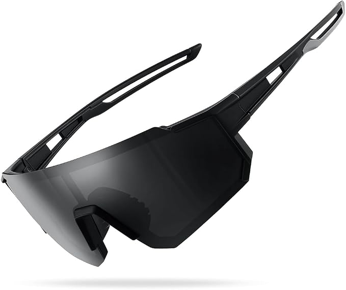 Polarized Sports Sunglasses for Men and Women,Fishing Cycling Mountain Bike Baseball Sunglasses with UV Protection