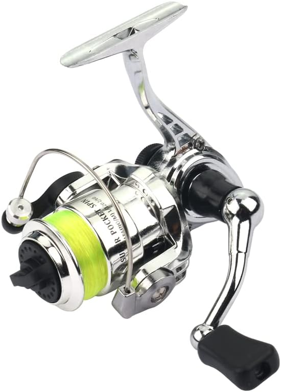 Lixada Fishing Rod Reel Combo Mini Pen Fishing Pole Kit Telescopic Fishing Rod Spinning Reel Combo Kit