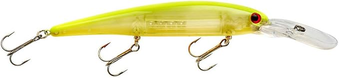 Bandit Lures 4 3/4-Inch Slender Minnow Jerkbait Trolls Up to 27 Feet Deep, Universal Color Patterns, 1 Piece