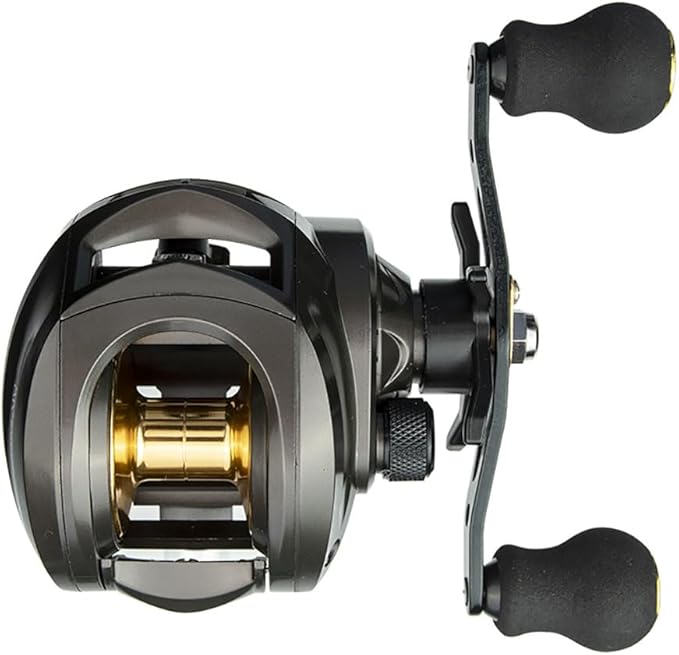 Baitcasting Reels, 8KG Max Drag Baitcaster Reels, 7.2:1 Gear Ratio Fishing Baitcasting Reel, 12+1 BB Bait Caster Reel, Low-Profile Fishing Reel with Compact Design Right Hand